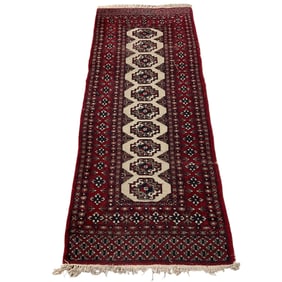 Antique Oriental Bokhara Rug.