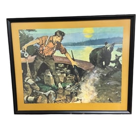 Phillip R. Goodwin Print, "The Surprise," or, "Morning Coffee."