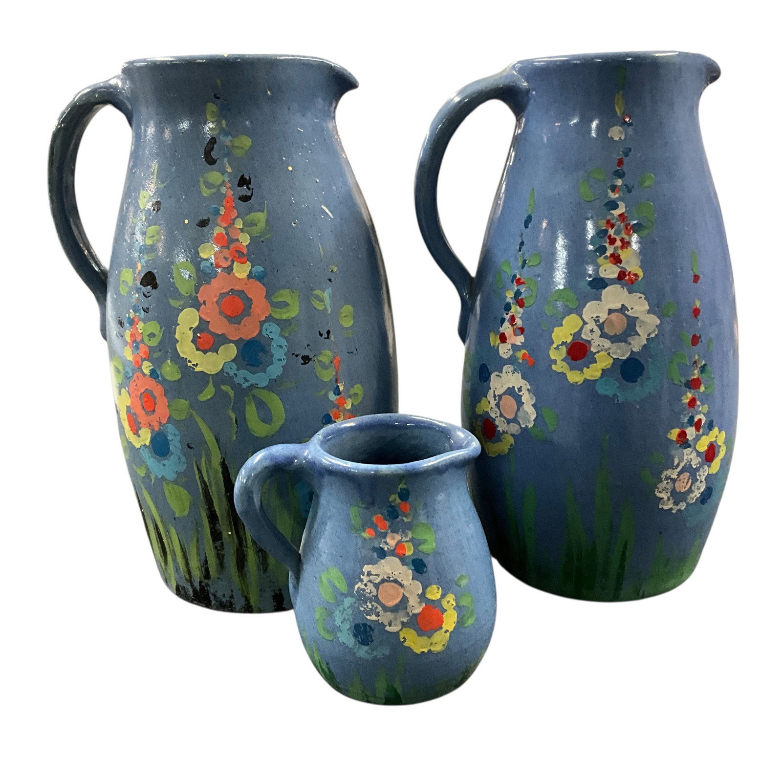 Three Kamo Studio Art Pottery Pitchers (1 of 3)