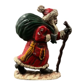 Cast Iron Santa Claus Doorstop