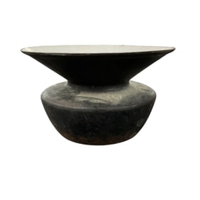 Enameled Cast Iron Spittoon