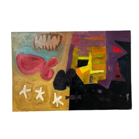 Zygmund Jankowski (1925-2009) Acrylic on Board, Untitled Abstract
