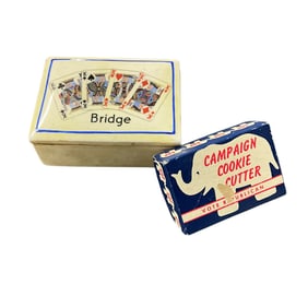 Ceramic Playing Card Box, GOP Cookie Cutter.