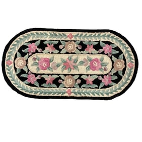 Vintage Oval Rug