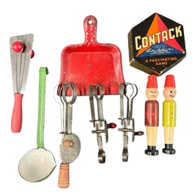Group of Vintage Toys, Game.