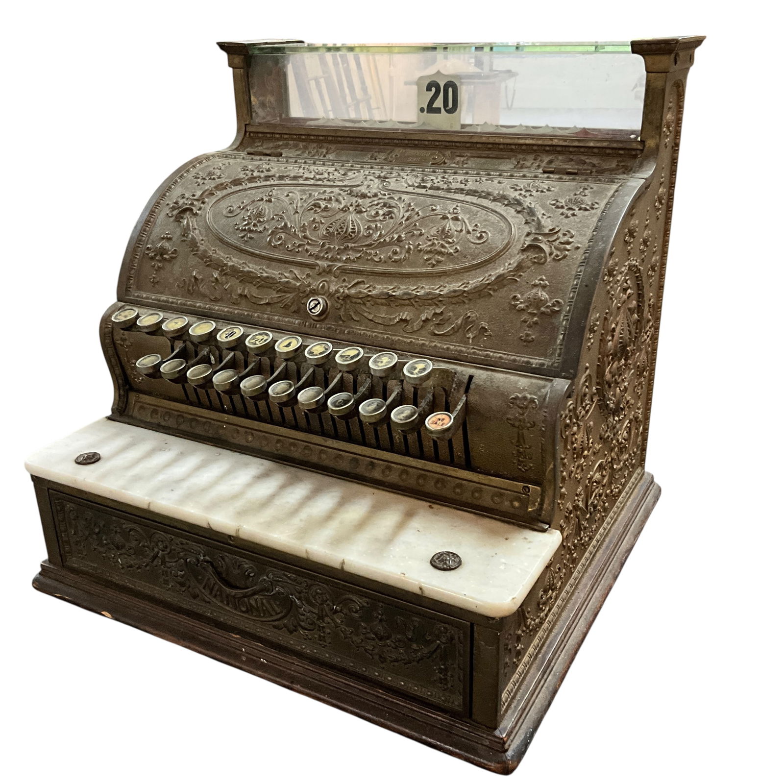 Model 332 Bronze National Cash Register