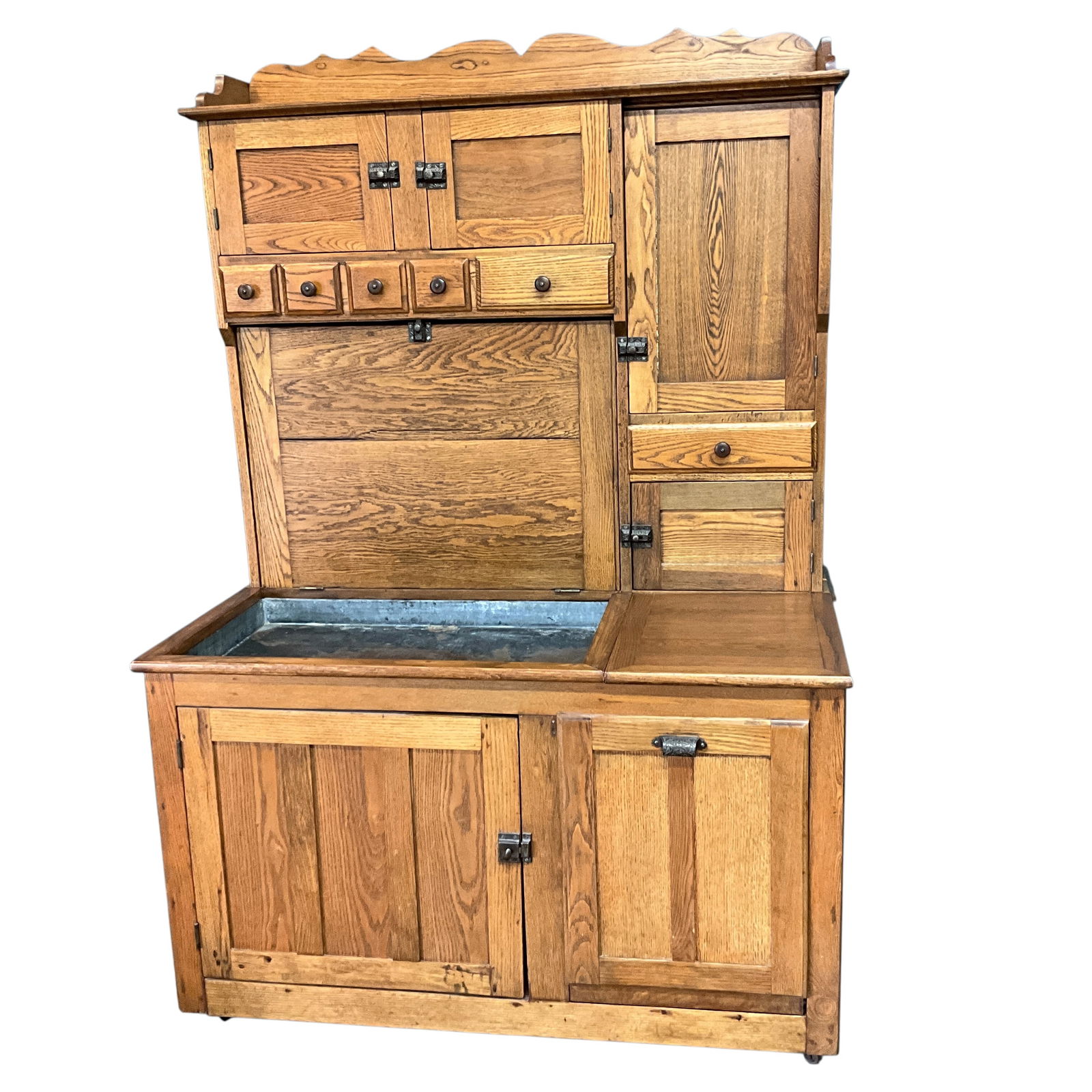 19th Century Kitchen Cabinet with Dry Sink. (1 of 8)