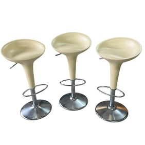 Set of 3 Magis Bombo Bar Stools by Stefano Giovannoni