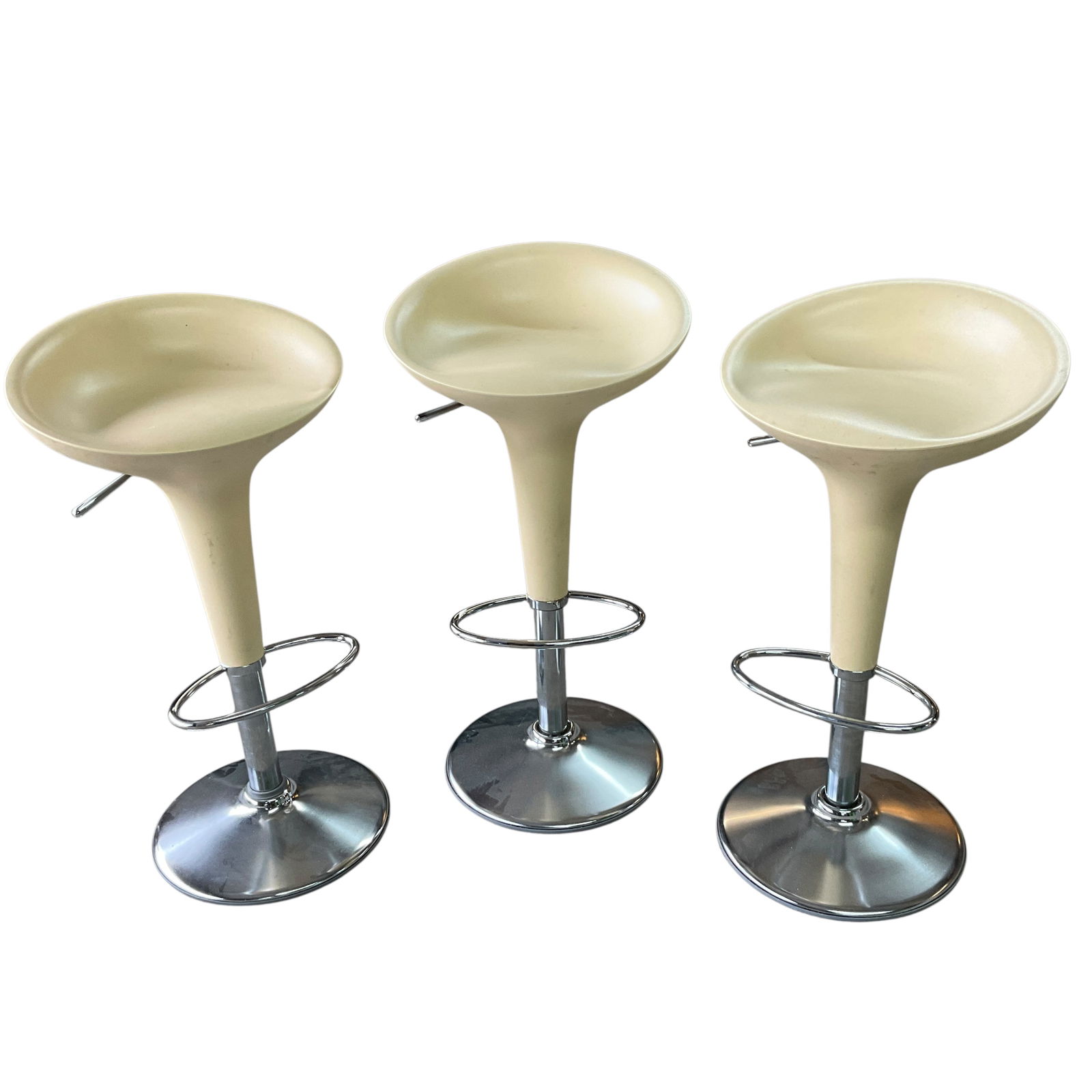 Set of 3 Magis Bombo Bar Stools by Stefano Giovannoni (1 of 4)