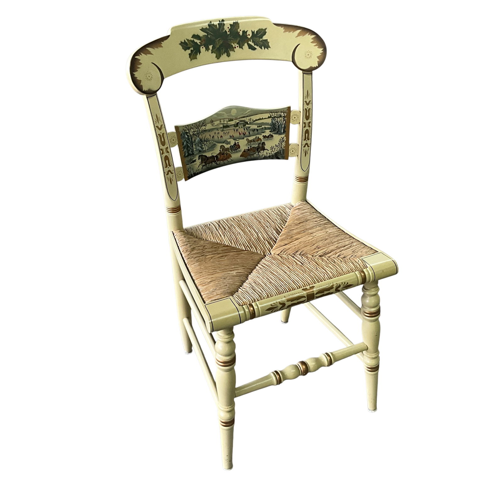 Limited Edition (452/2000) Hitchcock Chair, Christmas 1987. (1 of 5)