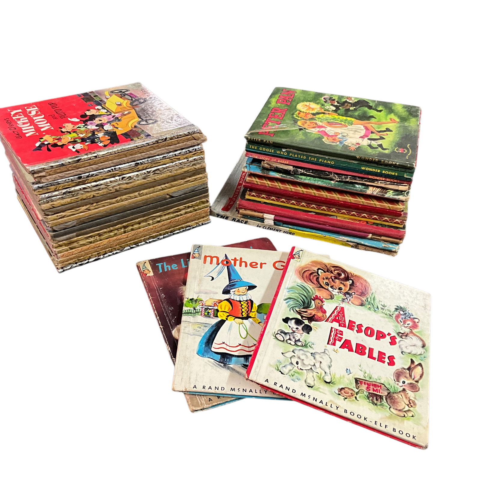 Forty Children's books- Little Golden Books: Forty Children's books- Little Golden Books. Titles such as Aesop's Fables, The Night Before Christmas, Good Morning, Good Night, The Shy Little Kitten, etc.