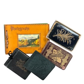 Victorian Autograph Books and Souvenir Photo Album