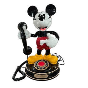 1997 Mickey Mouse Desk Phone, in Original Box