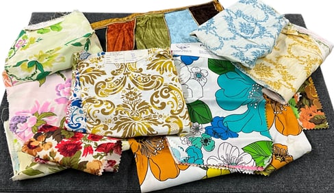 Group of Fabric Samples- Sheffres, Prismatic