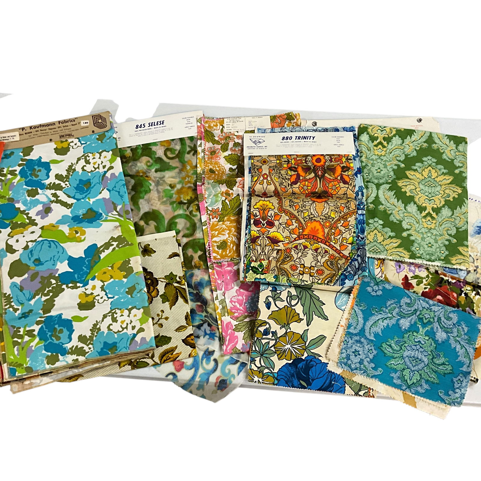 Group of Fabric Samples- Richloom, P.K. Kauffman: Group of Fabric Samples- Richloom, P.K.Kauffman. Individual samples approx. 13" X 16" to 26" X 27"