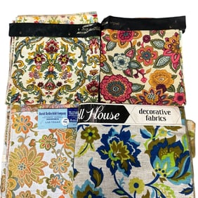 Group of Fabric Samples- Spectrum, Pepperell House, David Rothschild Co.