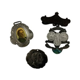 Group of GAR/Presidential Pins, Fob