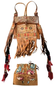 Two Vintage Leather Purses