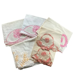 Hand Crocheted Pillowcases