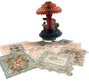 Victorian Style Scrap Art Valentines