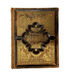 Antique Large Format Family Bible