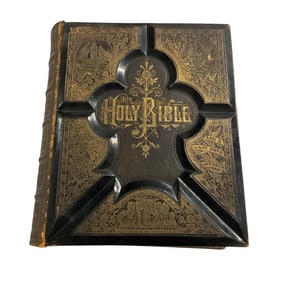 Antique Large Format Family Bible
