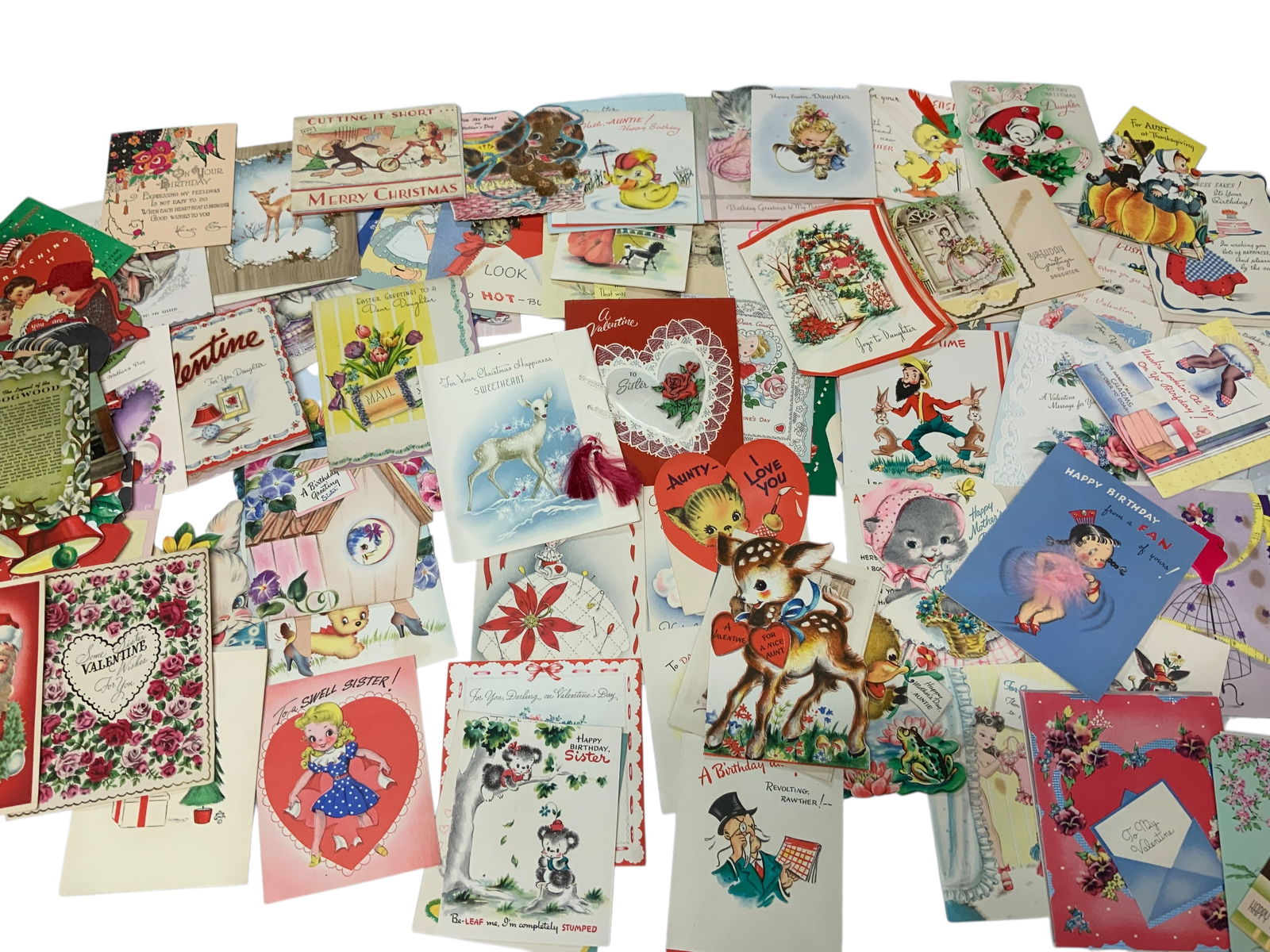 Group of Vintage Valentines & Birthday Cards (1 of 5)