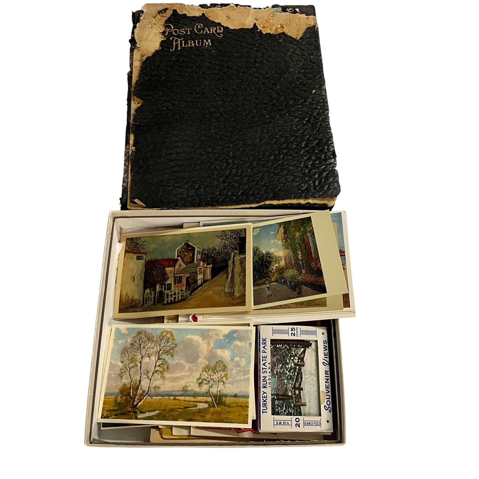Postcard Album- Full, Plus Box of Cards (1 of 6)