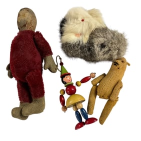 Antique/Vintage Plush & Wooden Toys