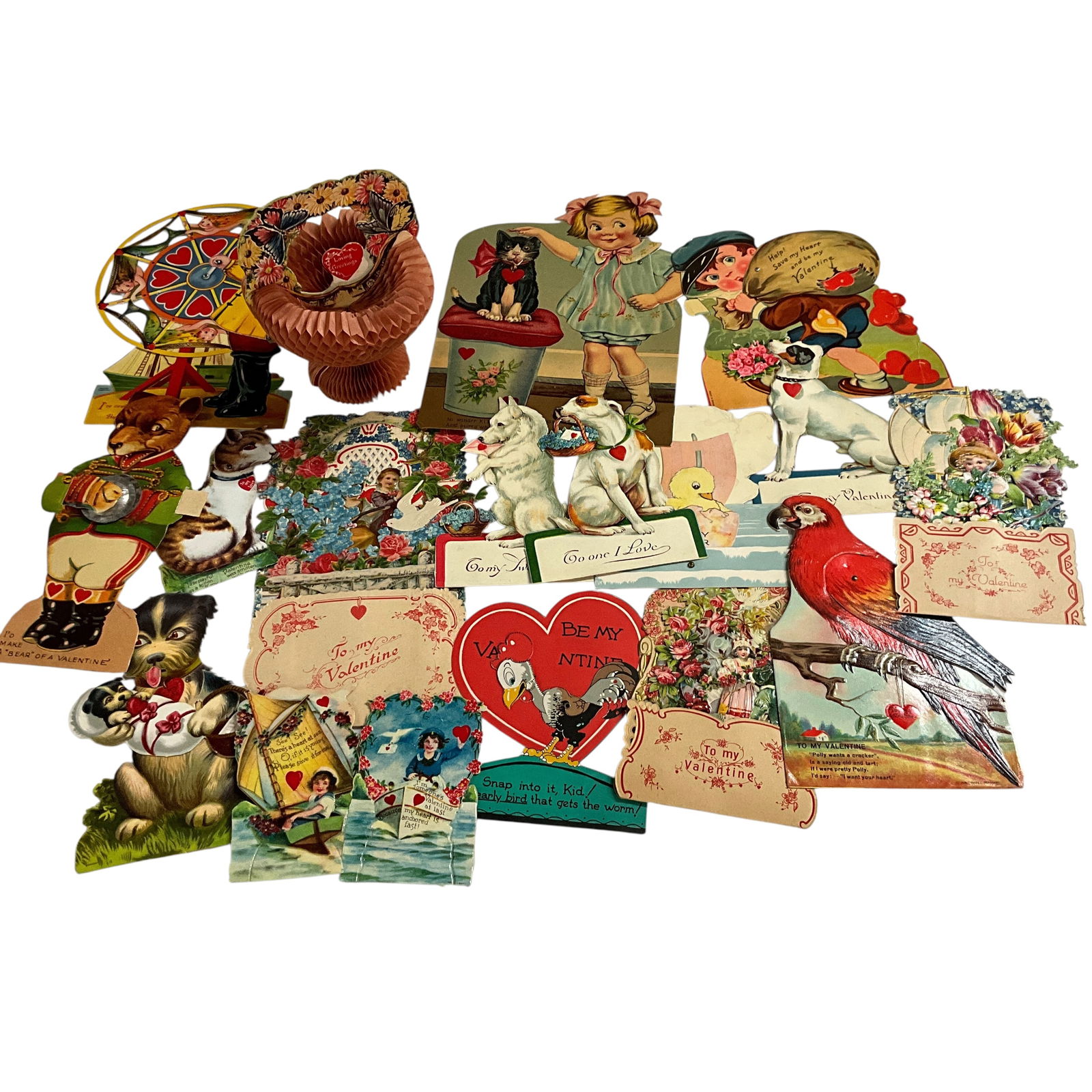 Group of Vintage Valentines Day Cards (1 of 6)