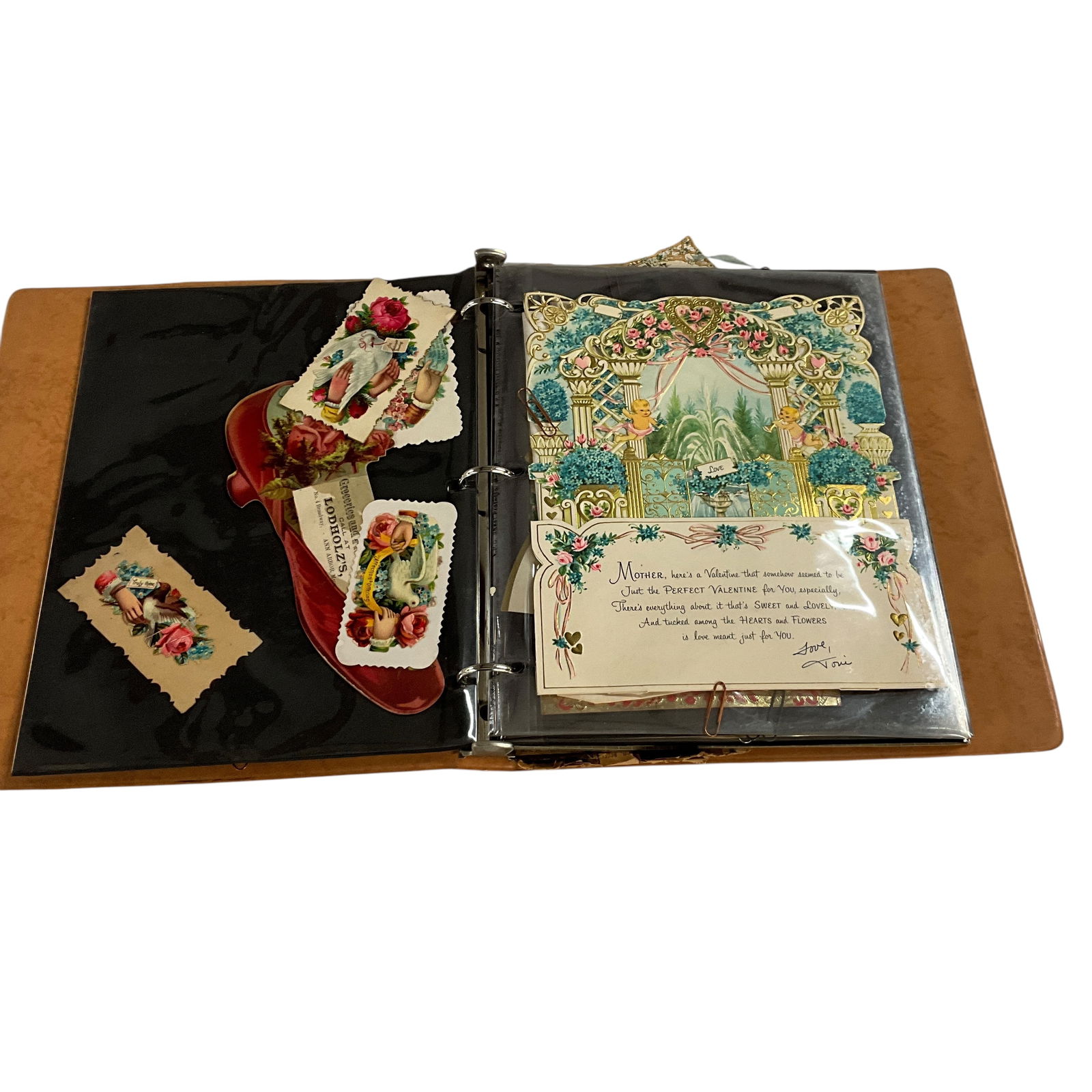 Ring Binder of Victorian and Victorian Style Ephemera (1 of 5)