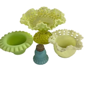 Lot of Uranium Glass