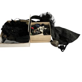 Victorian Purse, Beading, Lace, Ribbon, Buttons.