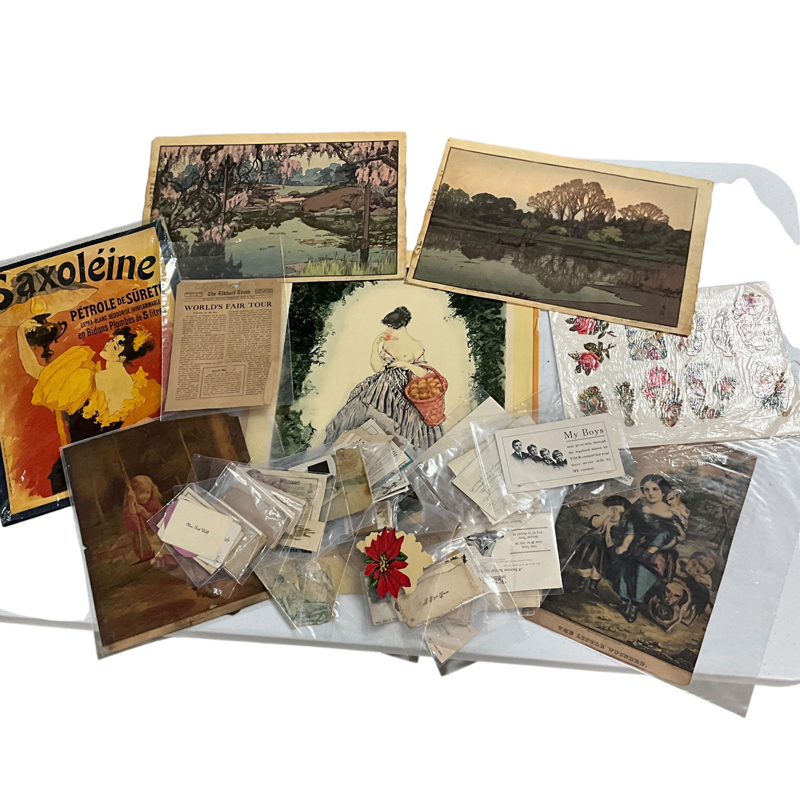 Victorian Ephemera, Signed Japanese Prints (1 of 11)