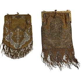 Pair of Art Deco Beaded Purses
