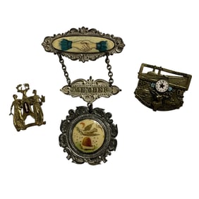 Three BPOE Elks Pins