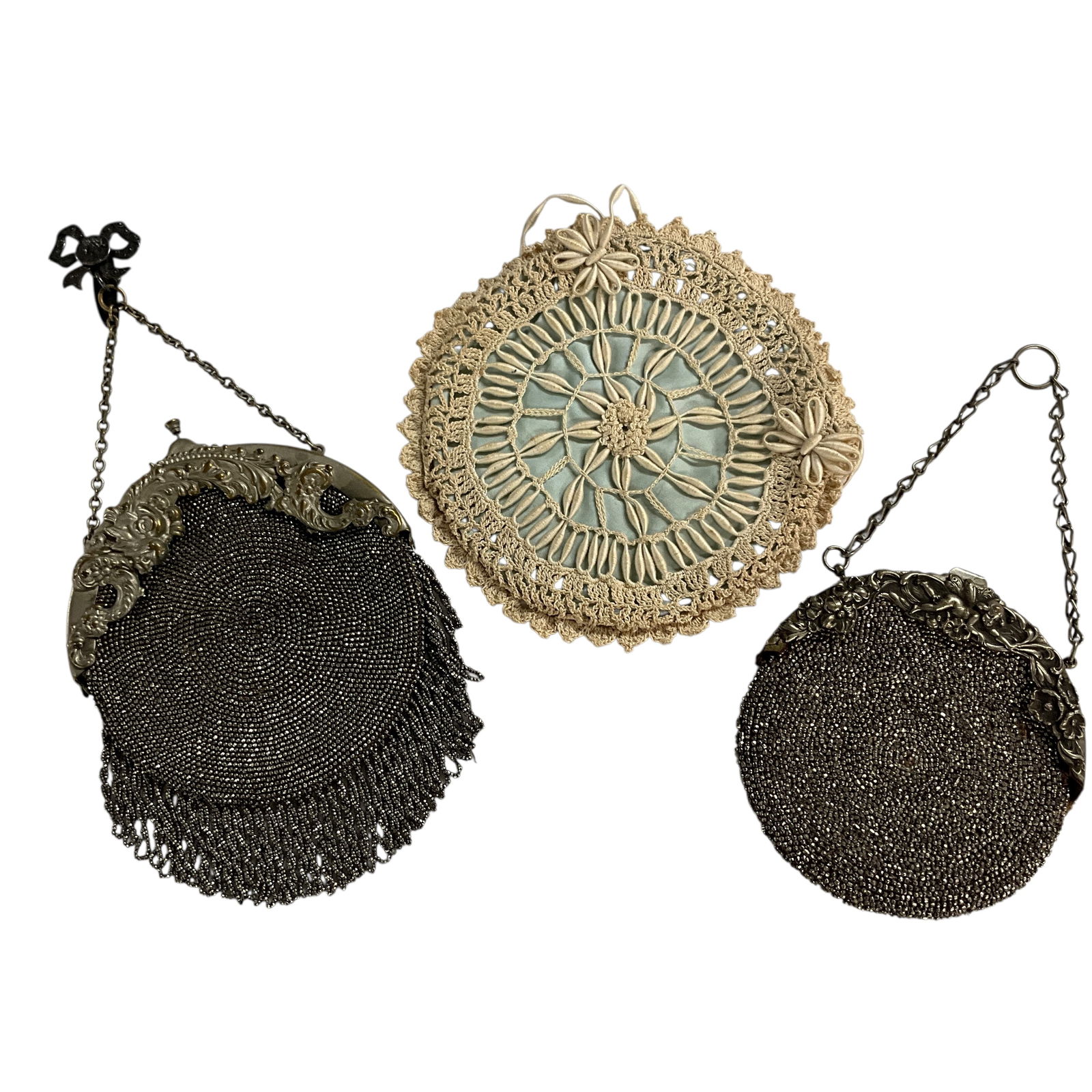 Three Victorian Purses, Including two Chatelaine Purses (1 of 9)