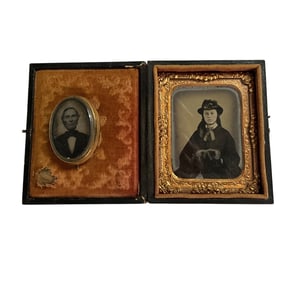 Two Mid-19th Century Tintypes