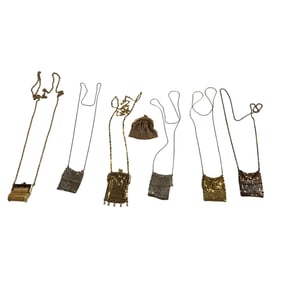Group of Metal Beaded Purse Necklaces