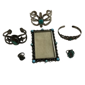 Turquoise Jewelry & Frame