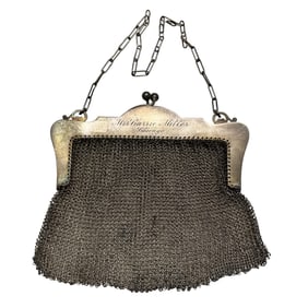 Lovely Sterling Mesh Purse