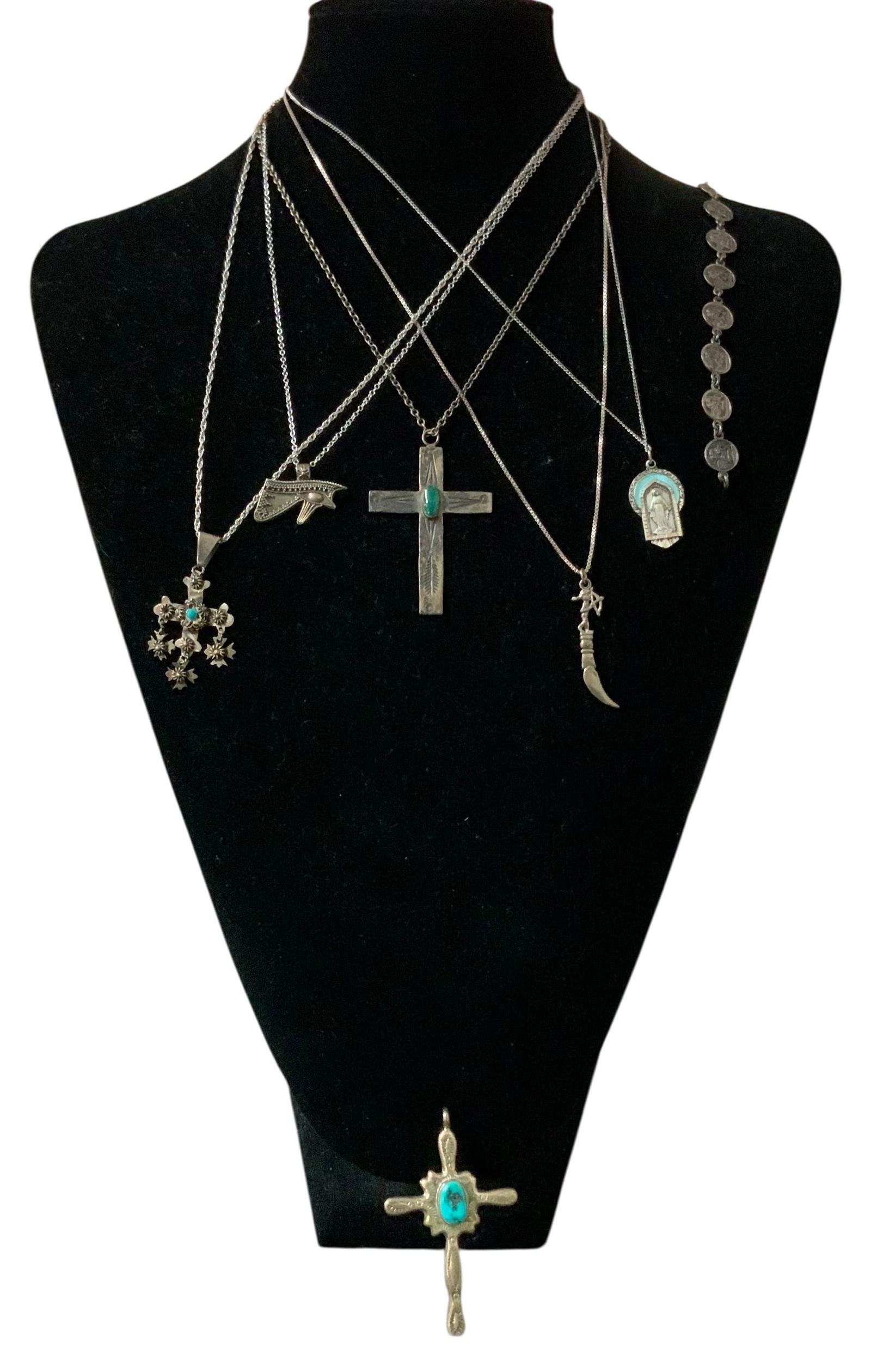 Sterling Silver with Turquoise Jewelry Bundle (1 of 12)