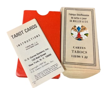 Vintage Tarot Cards 1969
