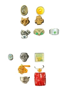 Groovy Collection of Kitschy Rings!