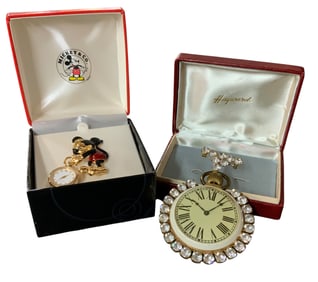 Pair of Pin Watches