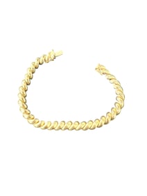 14k YG Chifferi Style Bracelet, Italian