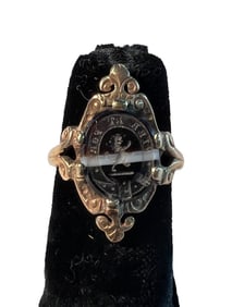 14K Intaglio Ring
