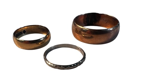 Antique Wedding Rings 18k Gold