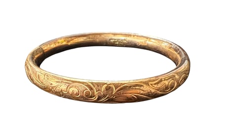 Antique Gold Shell Bracelet