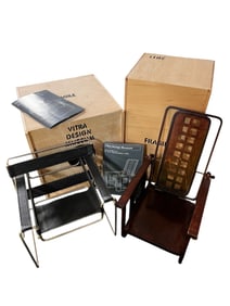 Pair of Vitra Design Museum Miniature Chairs